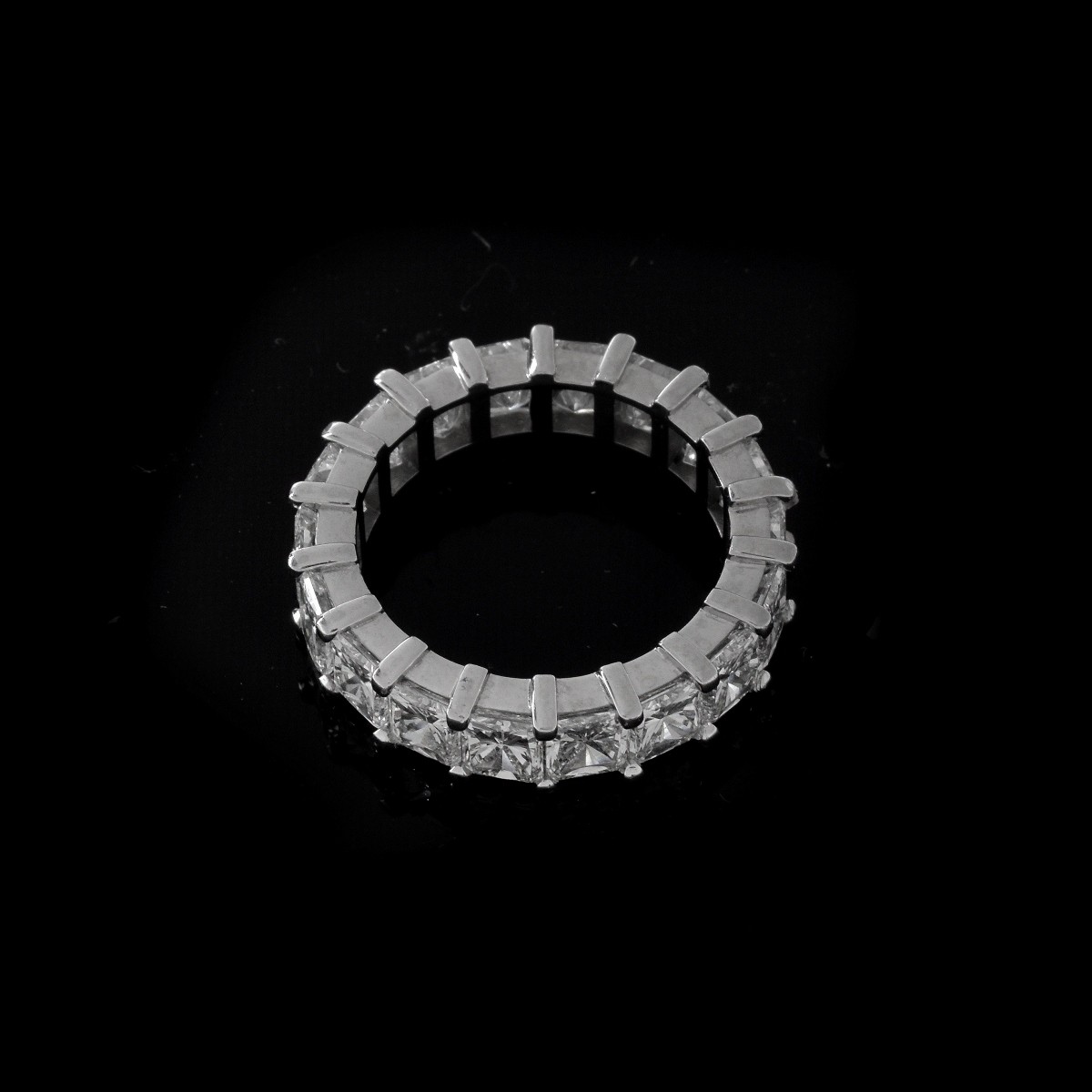 Diamond and Platinum Eternity Band