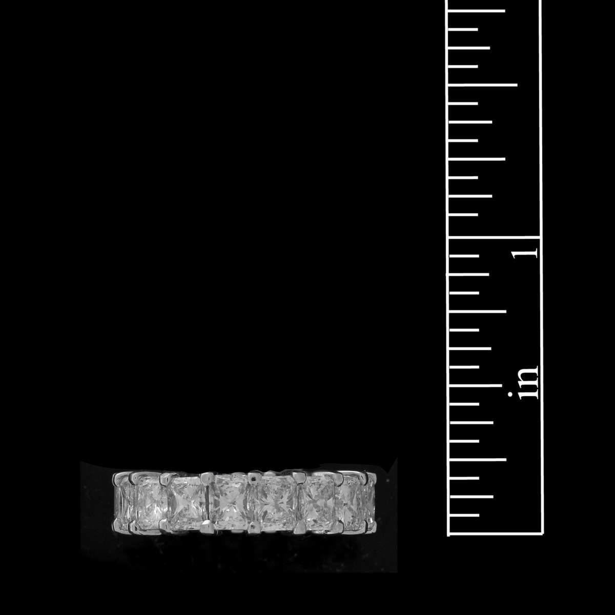 Diamond and Platinum Eternity Band