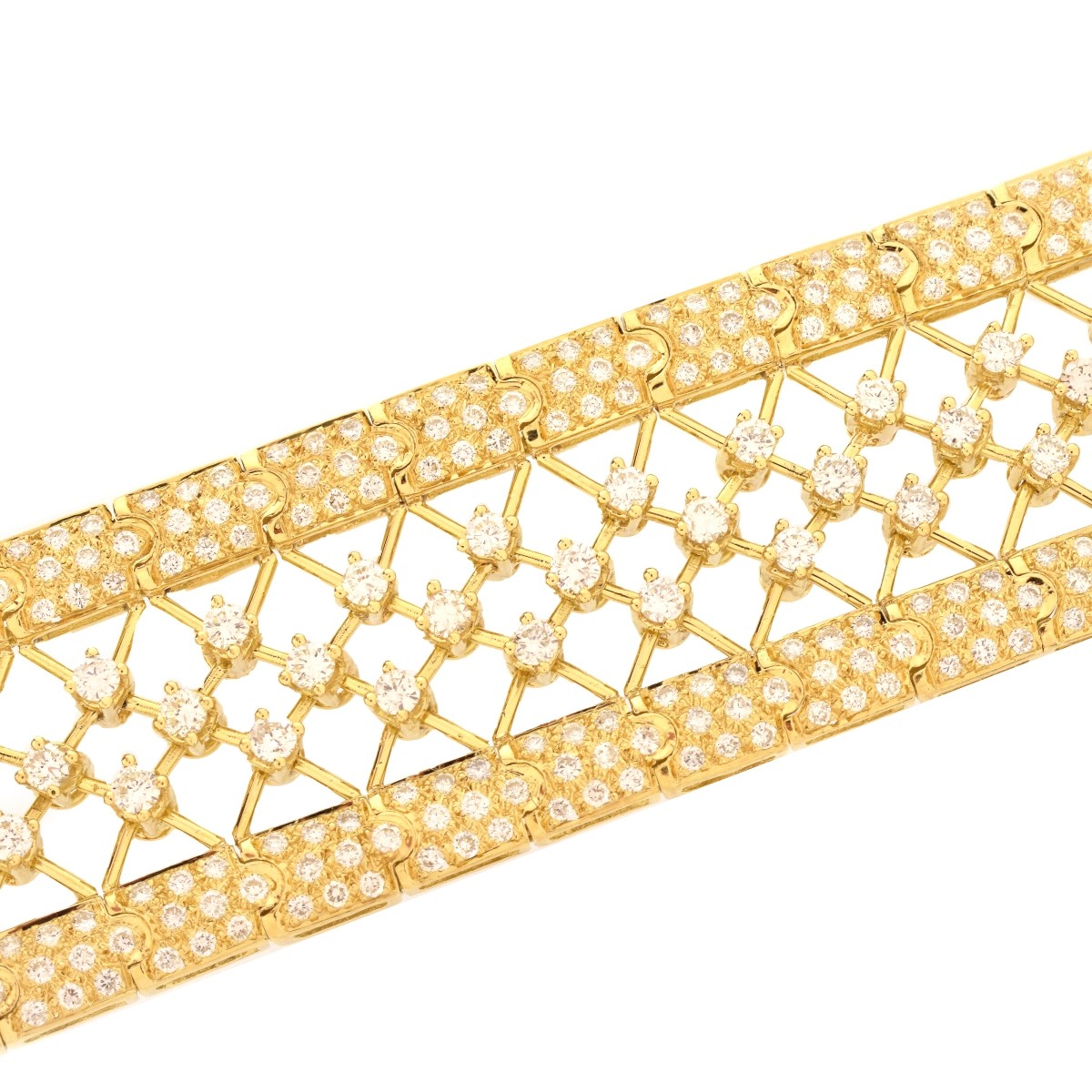 Diamond and 18K Bracelet