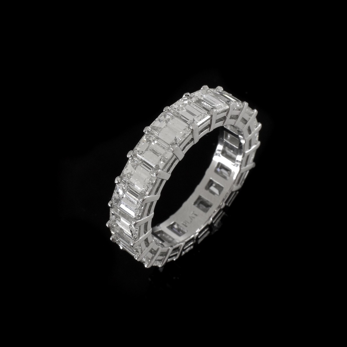 Diamond and Platinum Eternity Band