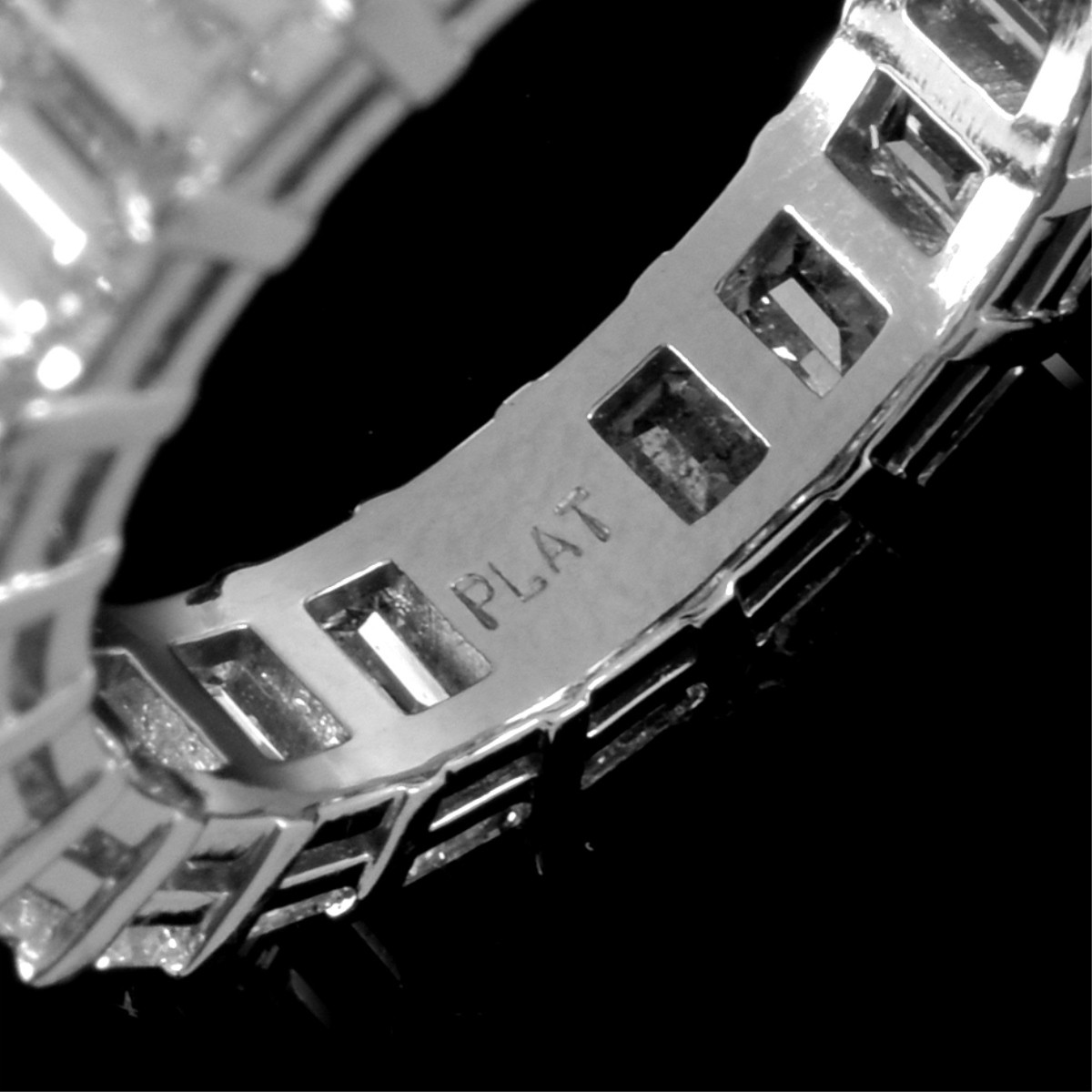 Diamond and Platinum Eternity Band