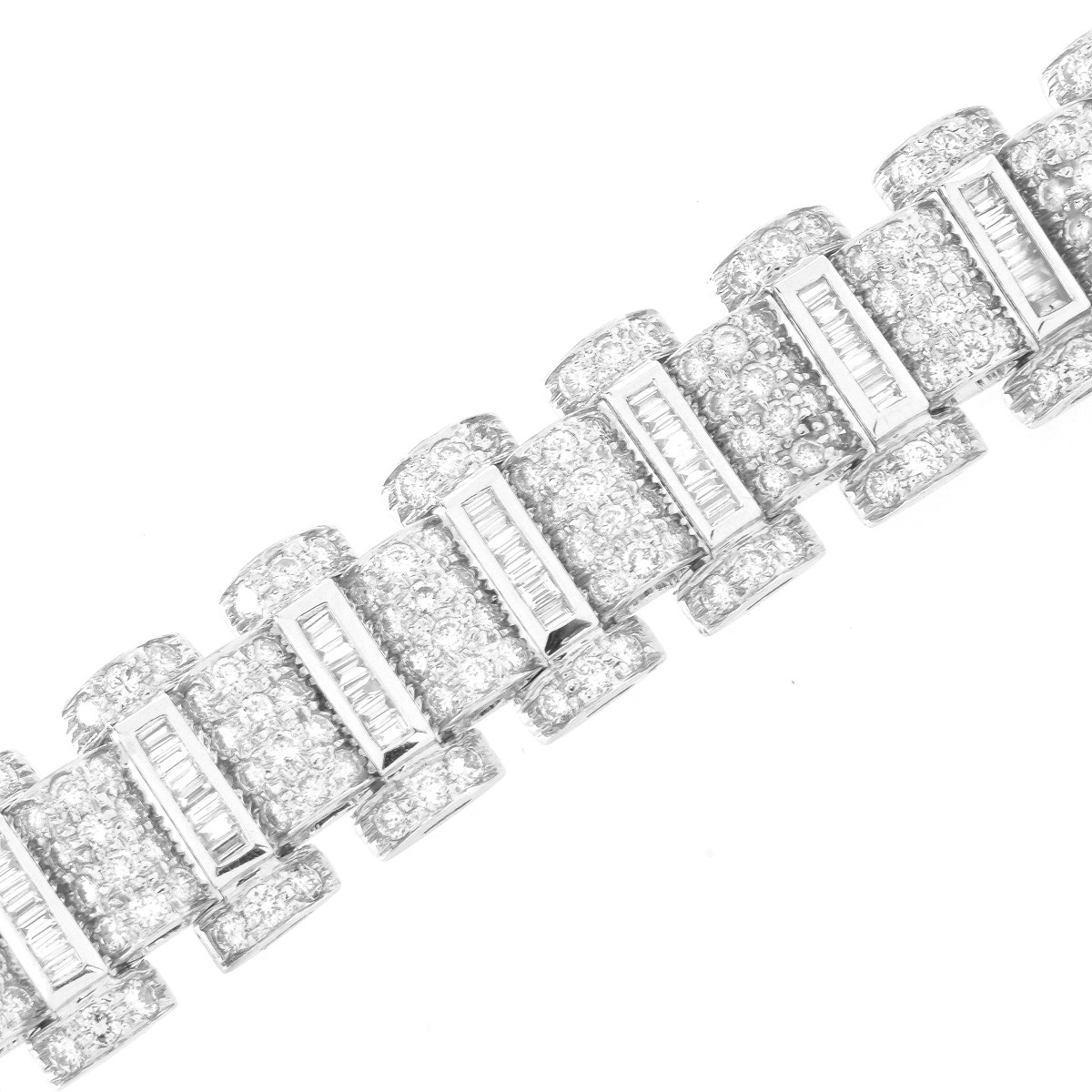 13.35ct TW Diamond and 18K Bracelet