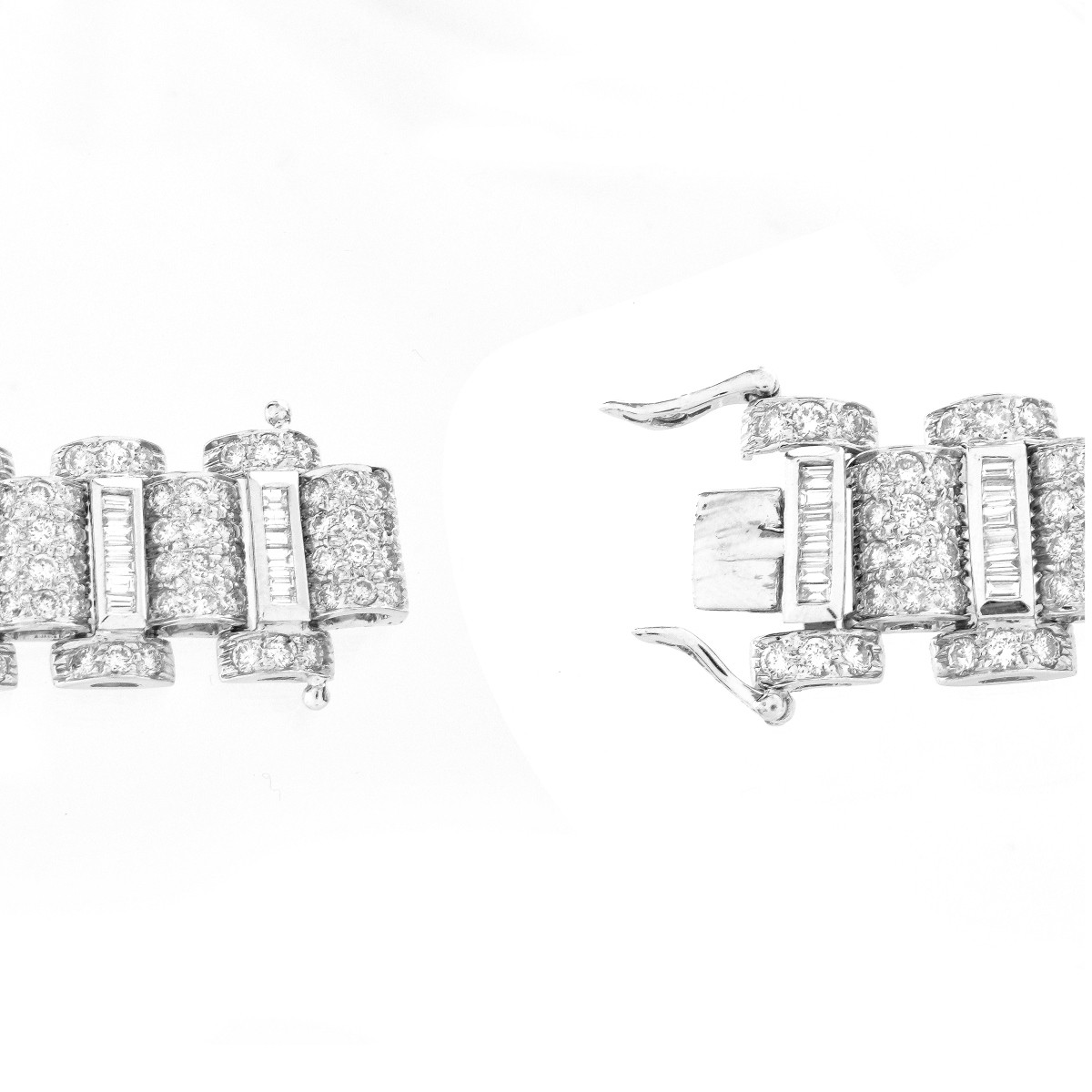 13.35ct TW Diamond and 18K Bracelet