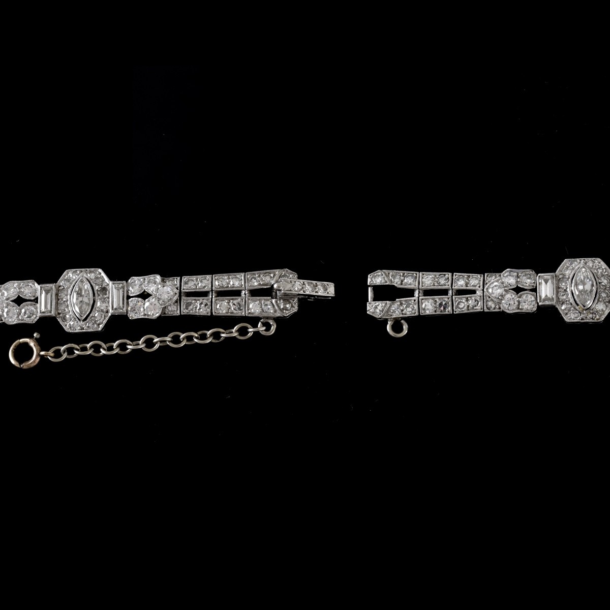 Art Deco Diamond and Platinum Bracelet