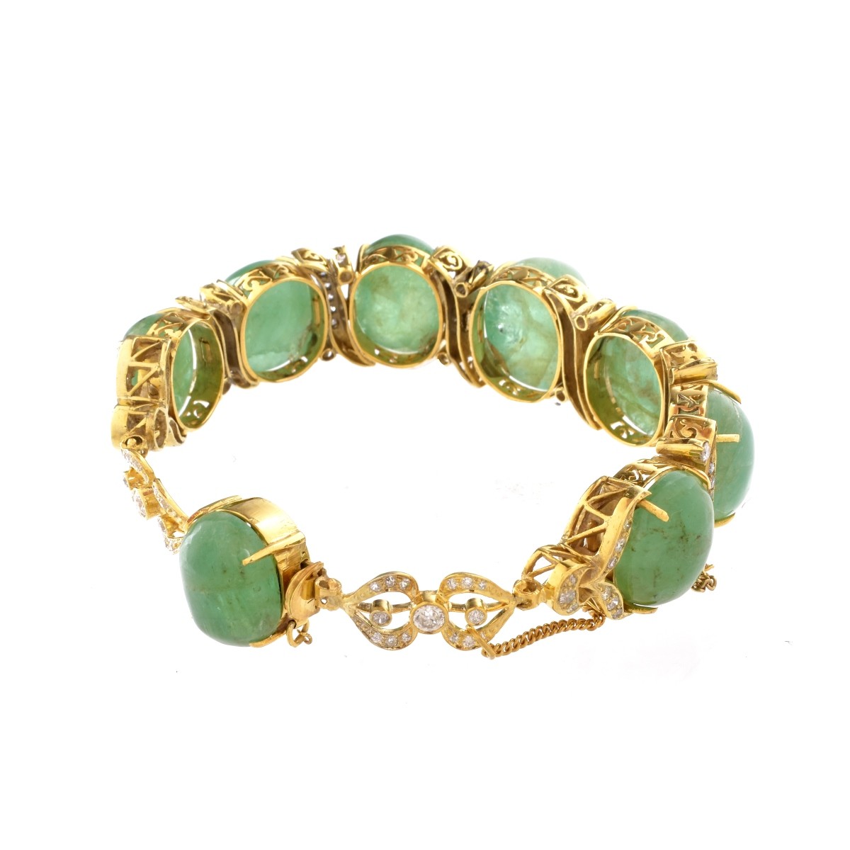 Emerald, Diamond and 14K Suite