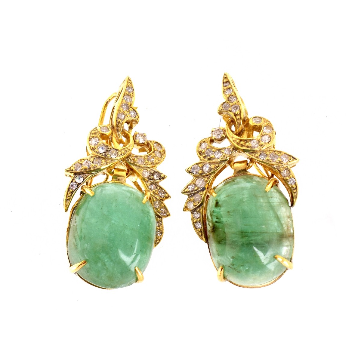 Emerald, Diamond and 14K Suite