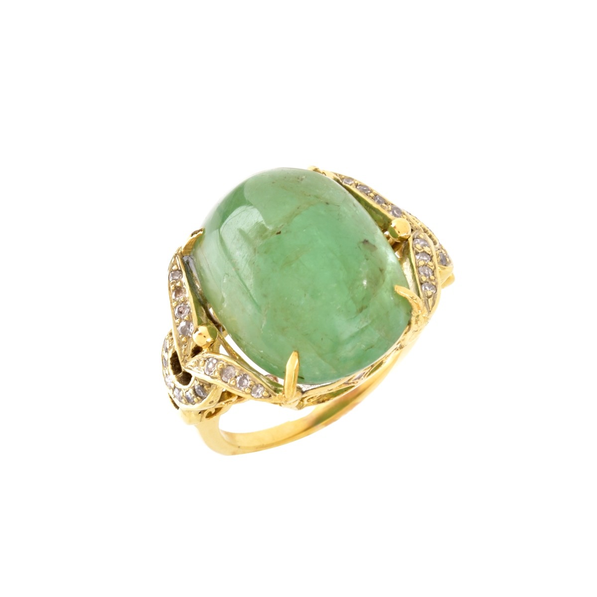 Emerald, Diamond and 14K Suite