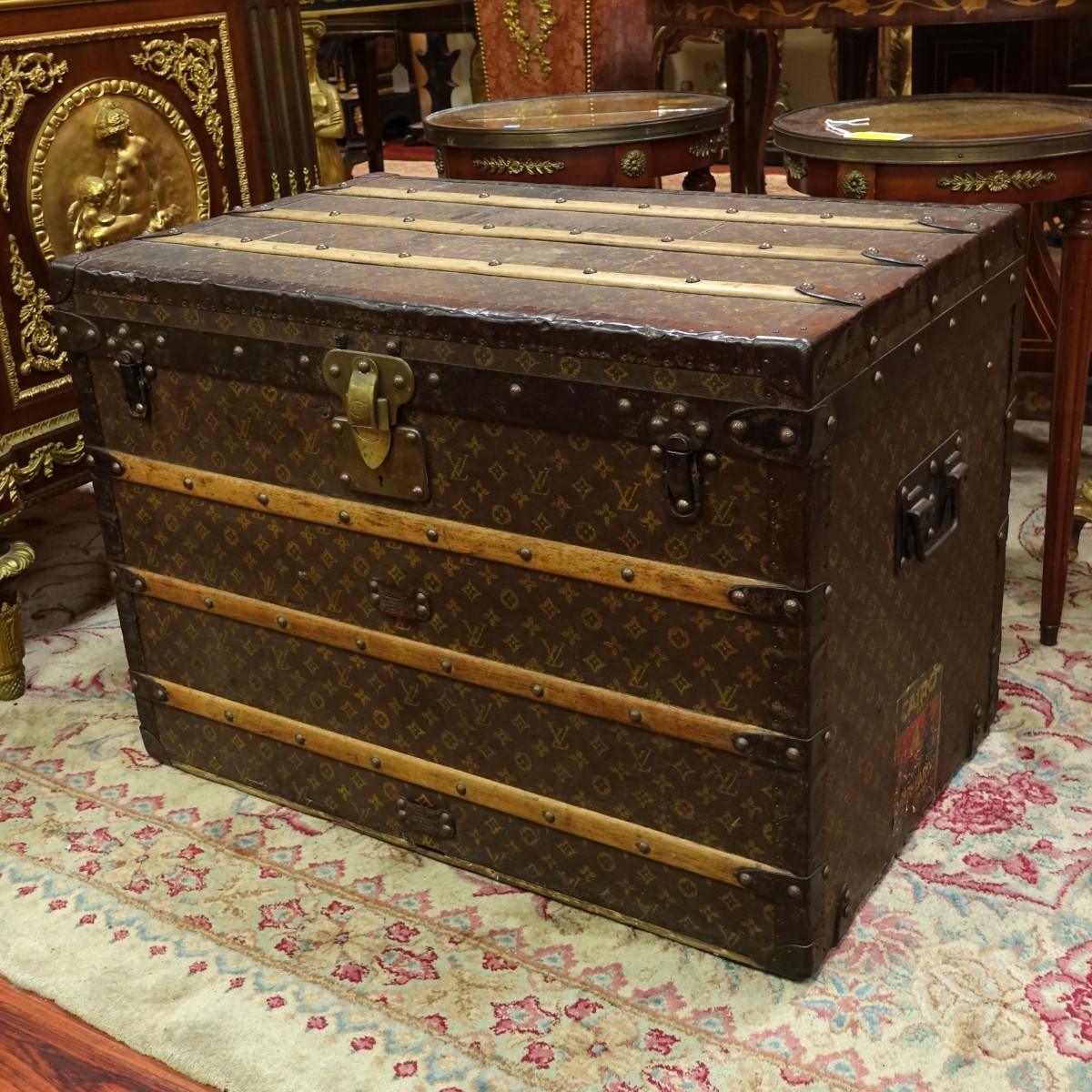 Vintage Louis Vuitton Monogram Steamer Trunk