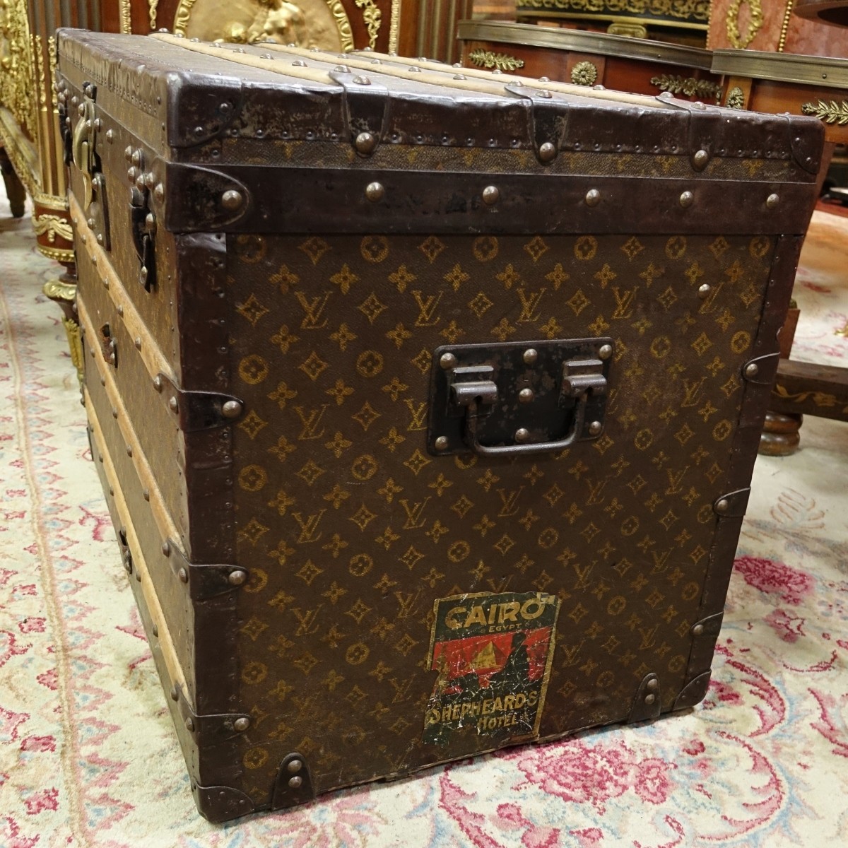 Vintage Louis Vuitton Monogram Steamer Trunk