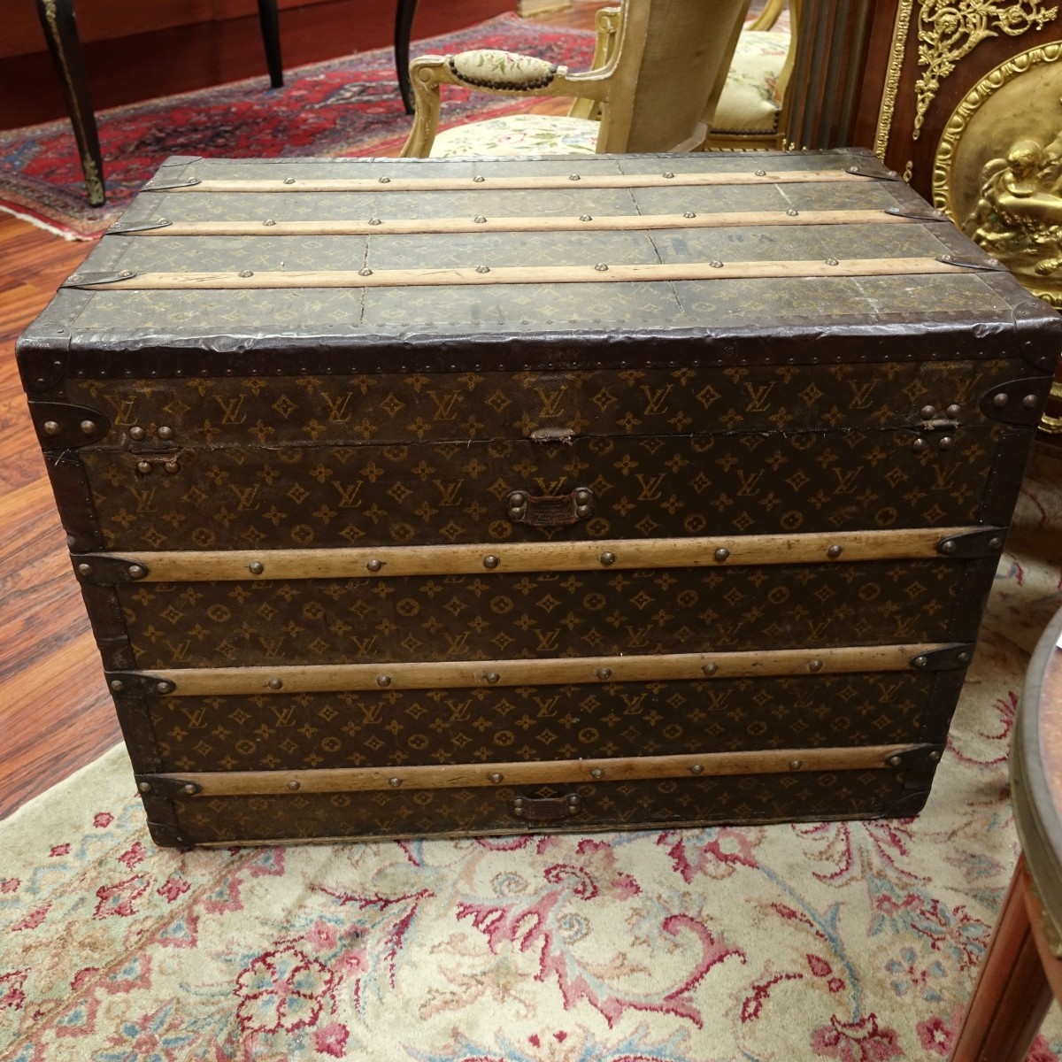 Vintage Louis Vuitton Monogram Steamer Trunk