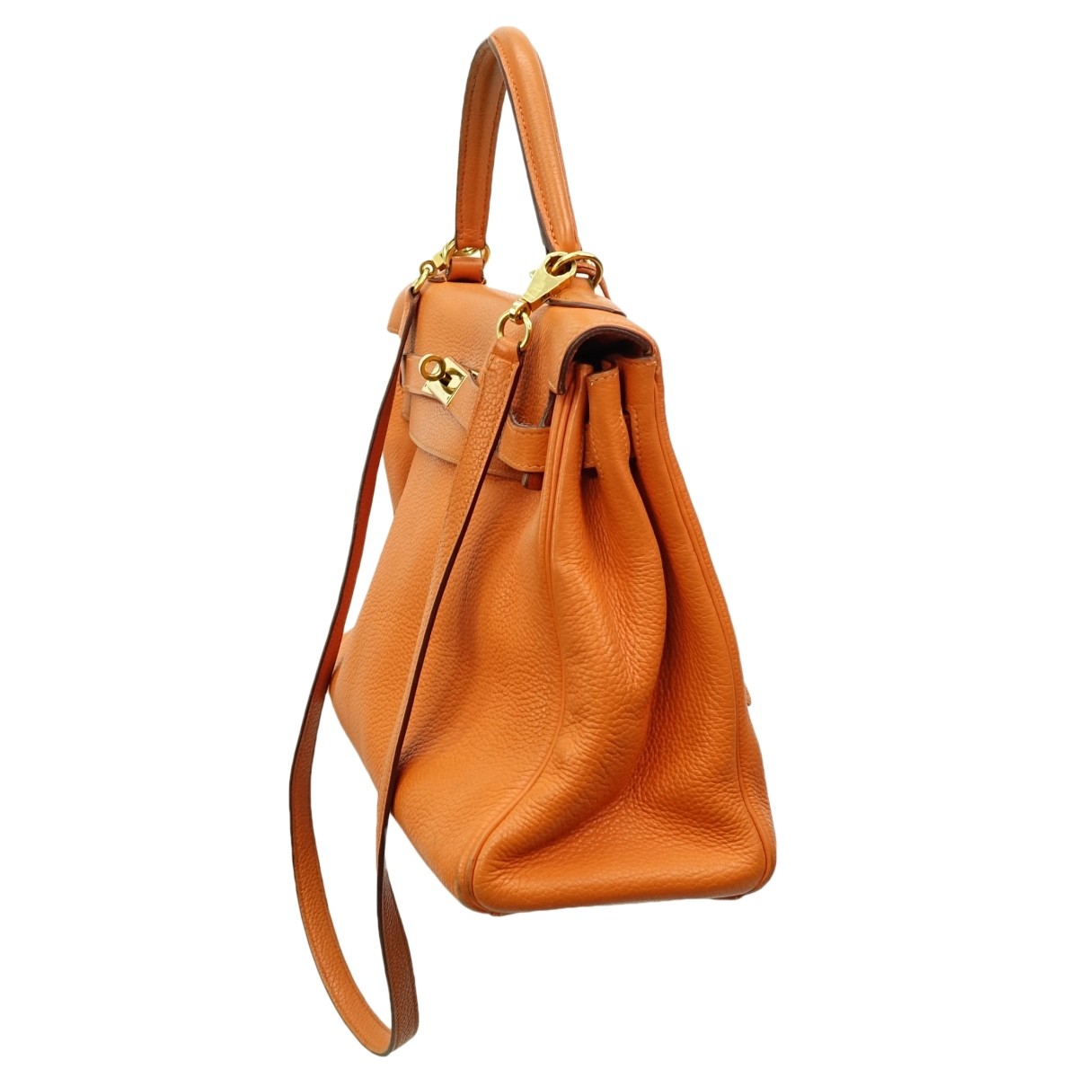 Hermès Kelly 32 Orange Handbag