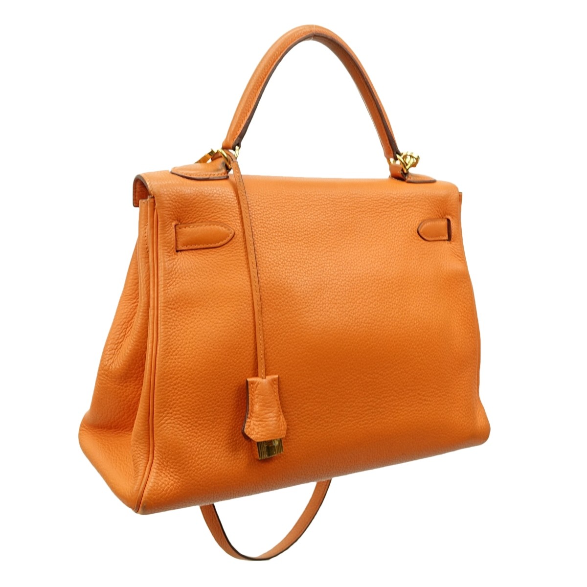 Hermès Kelly 32 Orange Handbag