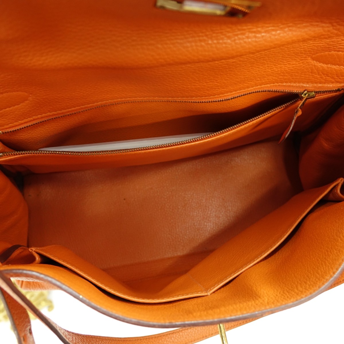 Hermès Kelly 32 Orange Handbag
