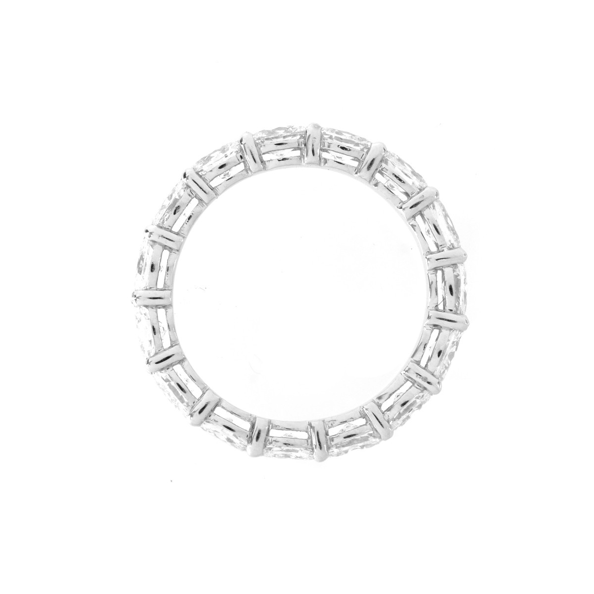 Diamond and Platinum Eternity Band