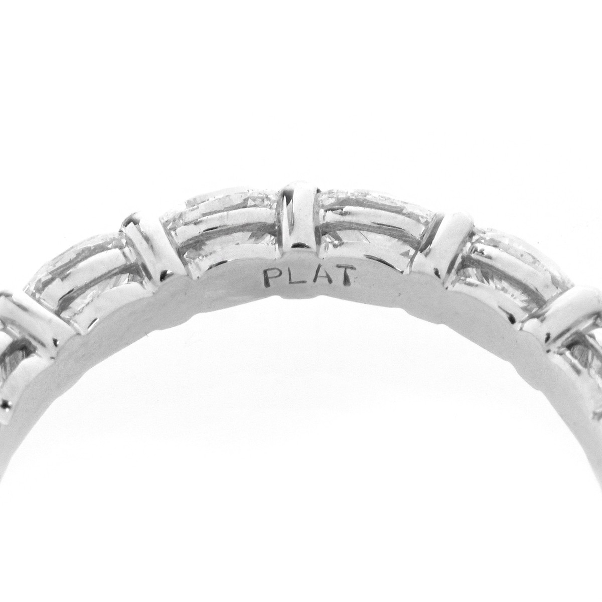 Diamond and Platinum Eternity Band