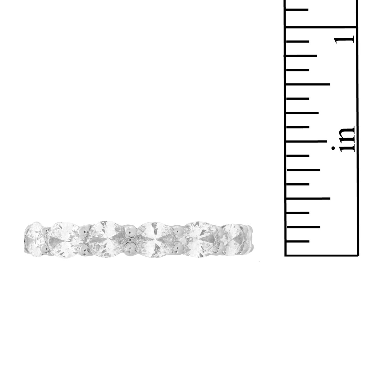 Diamond and Platinum Eternity Band