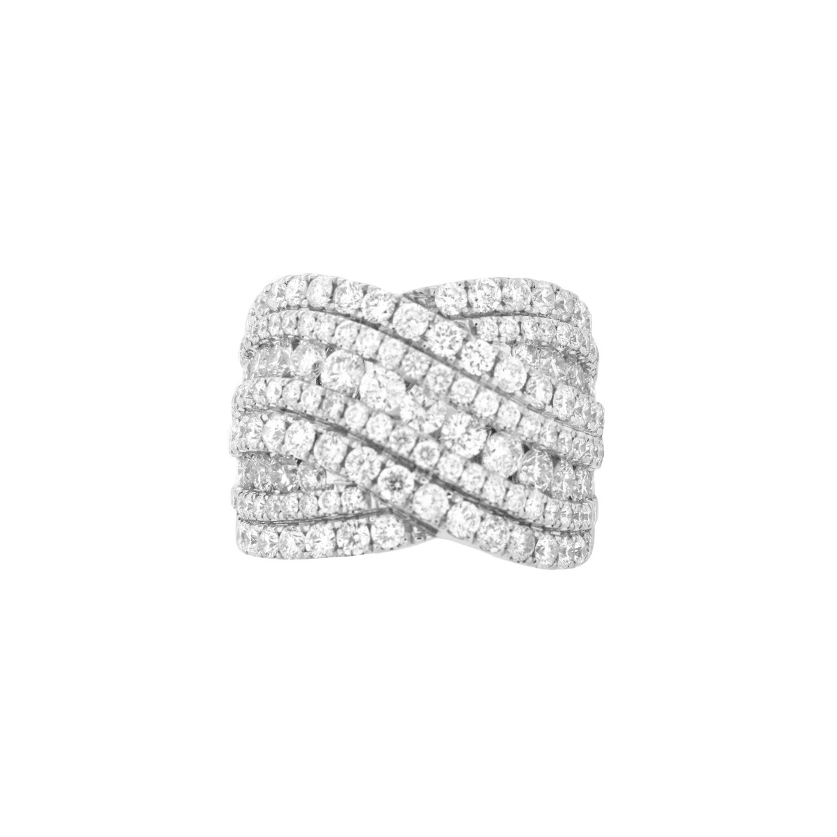 Diamond and 18K Ring