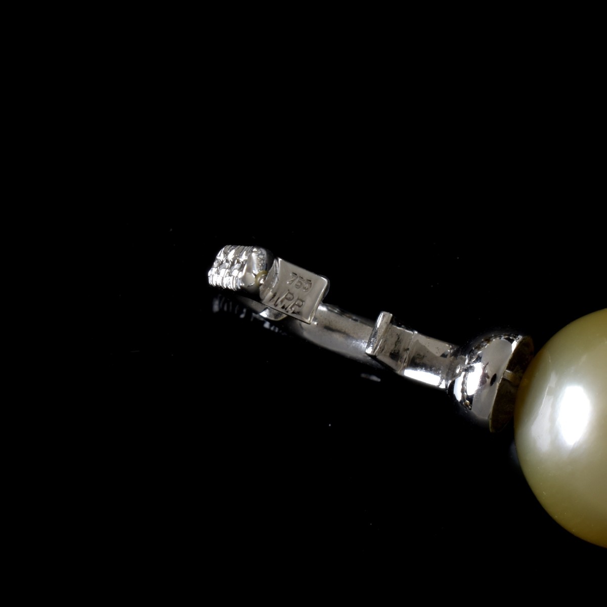 Pearl, Diamond and 18K Necklace