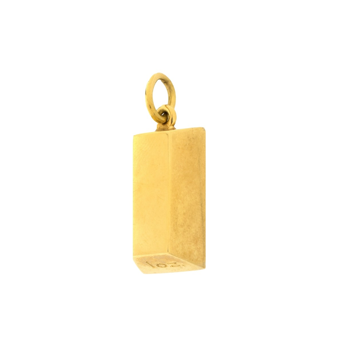 Cartier 18K Ingot Pendant