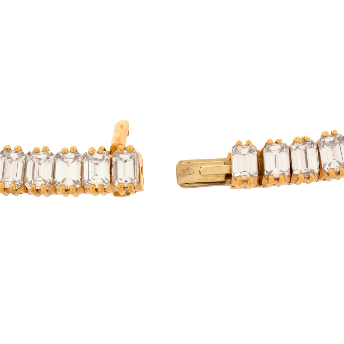 50.0ct TW Diamond and 18K Necklace