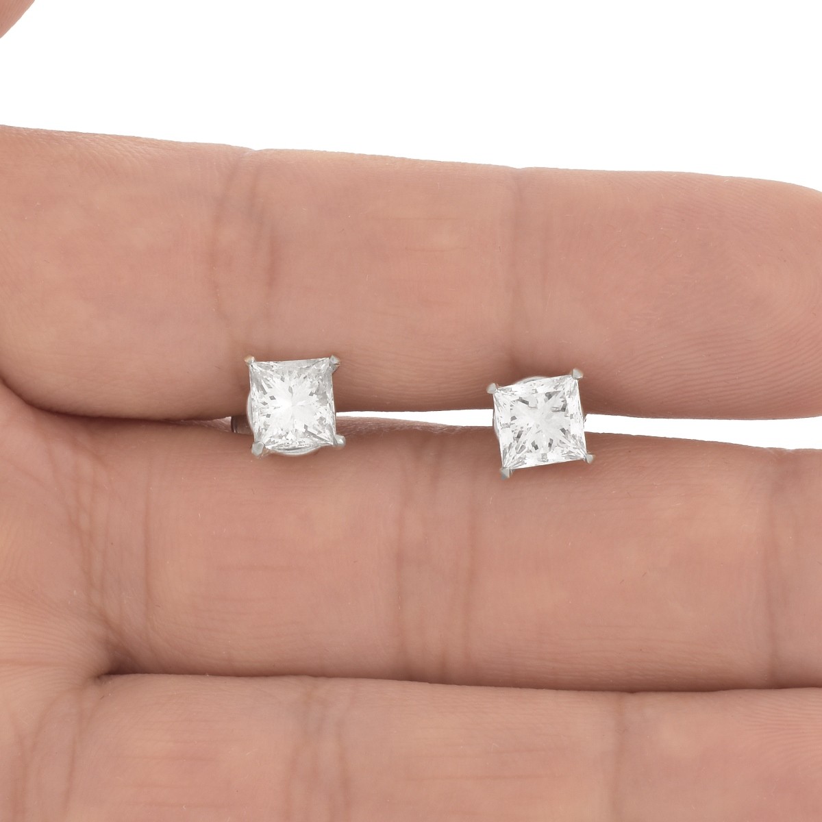 2.29ct TW Diamond Stud Earrings