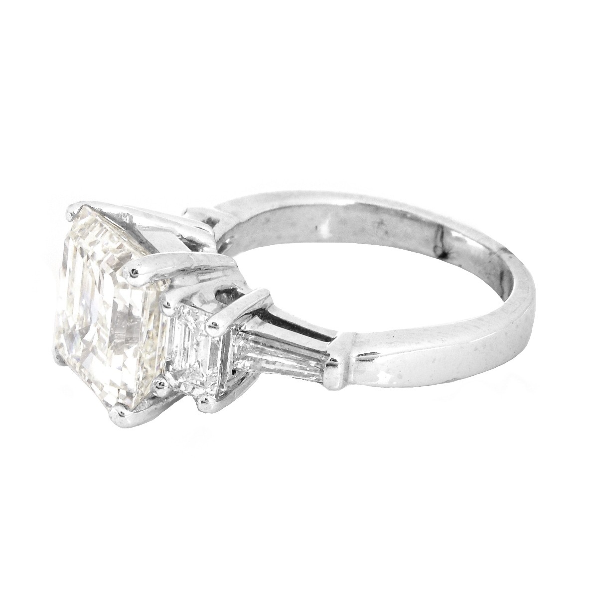 6.44ct TW Diamond and Platinum Ring