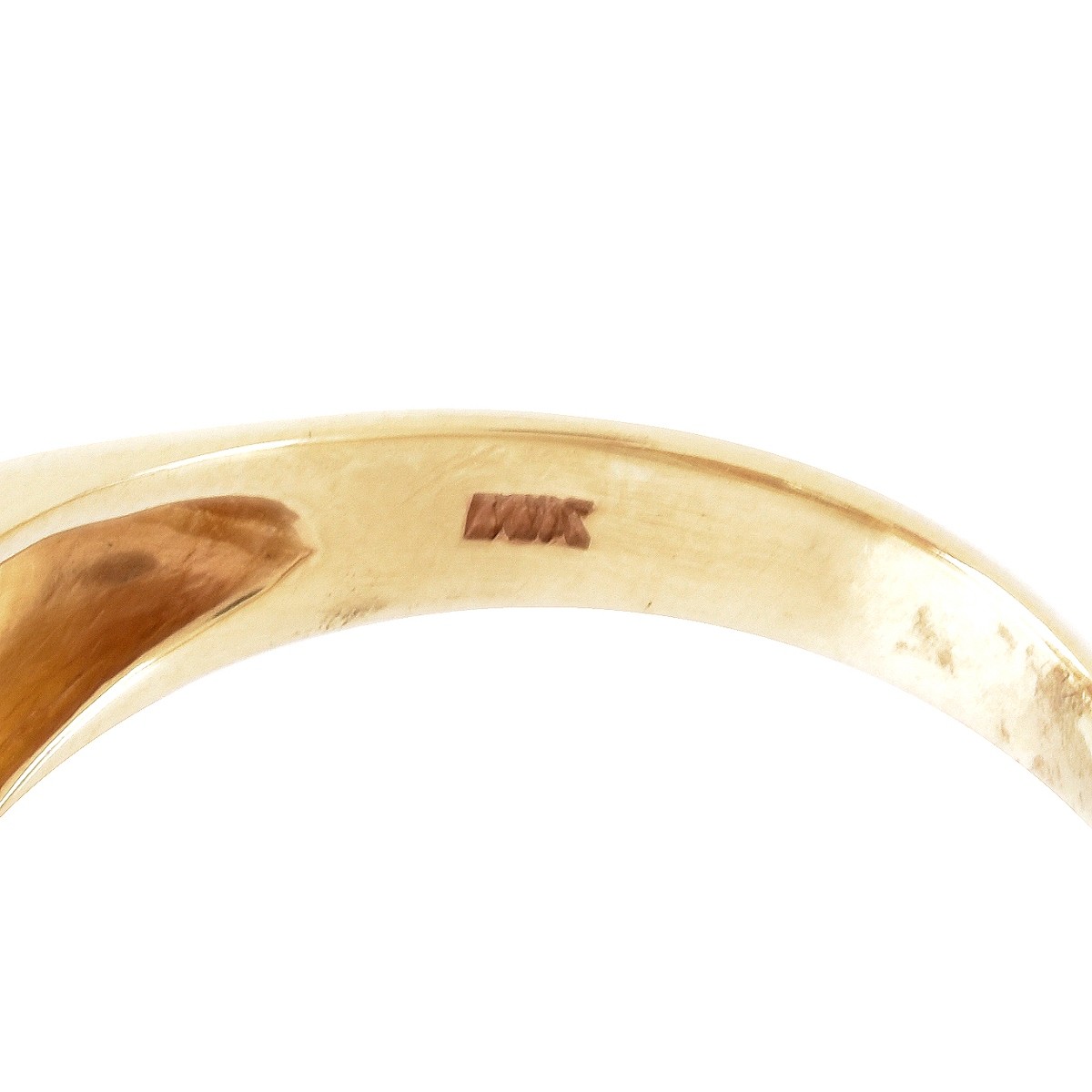 Man's Diamond and 14K Ring