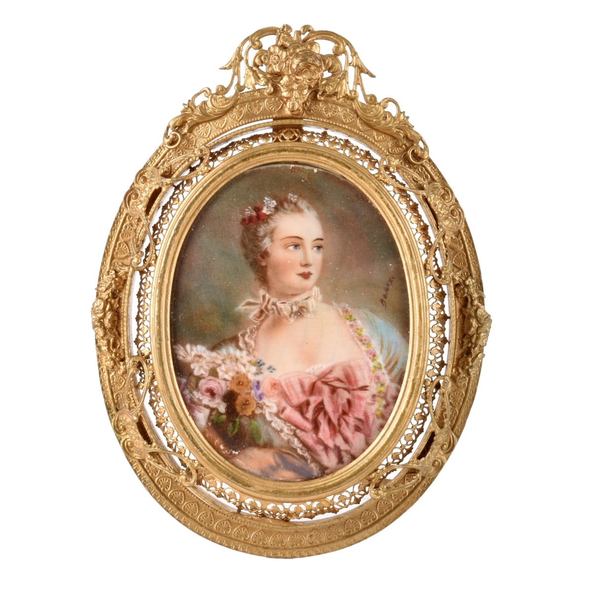 Miniature Portrait on Ivory