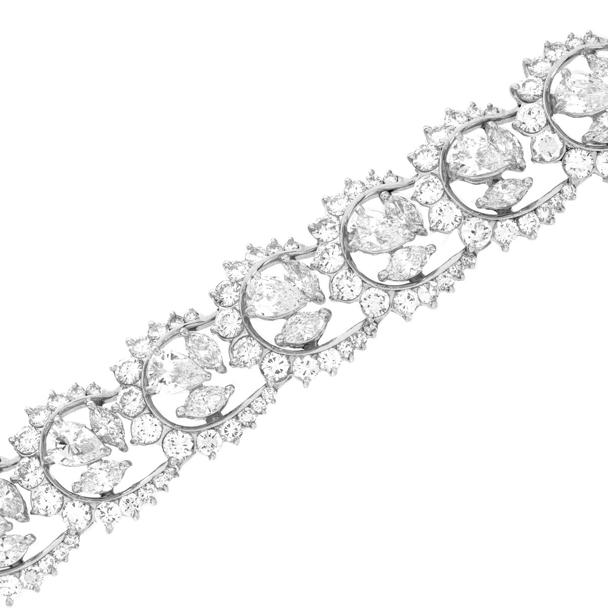 Diamond and Platinum Bracelet