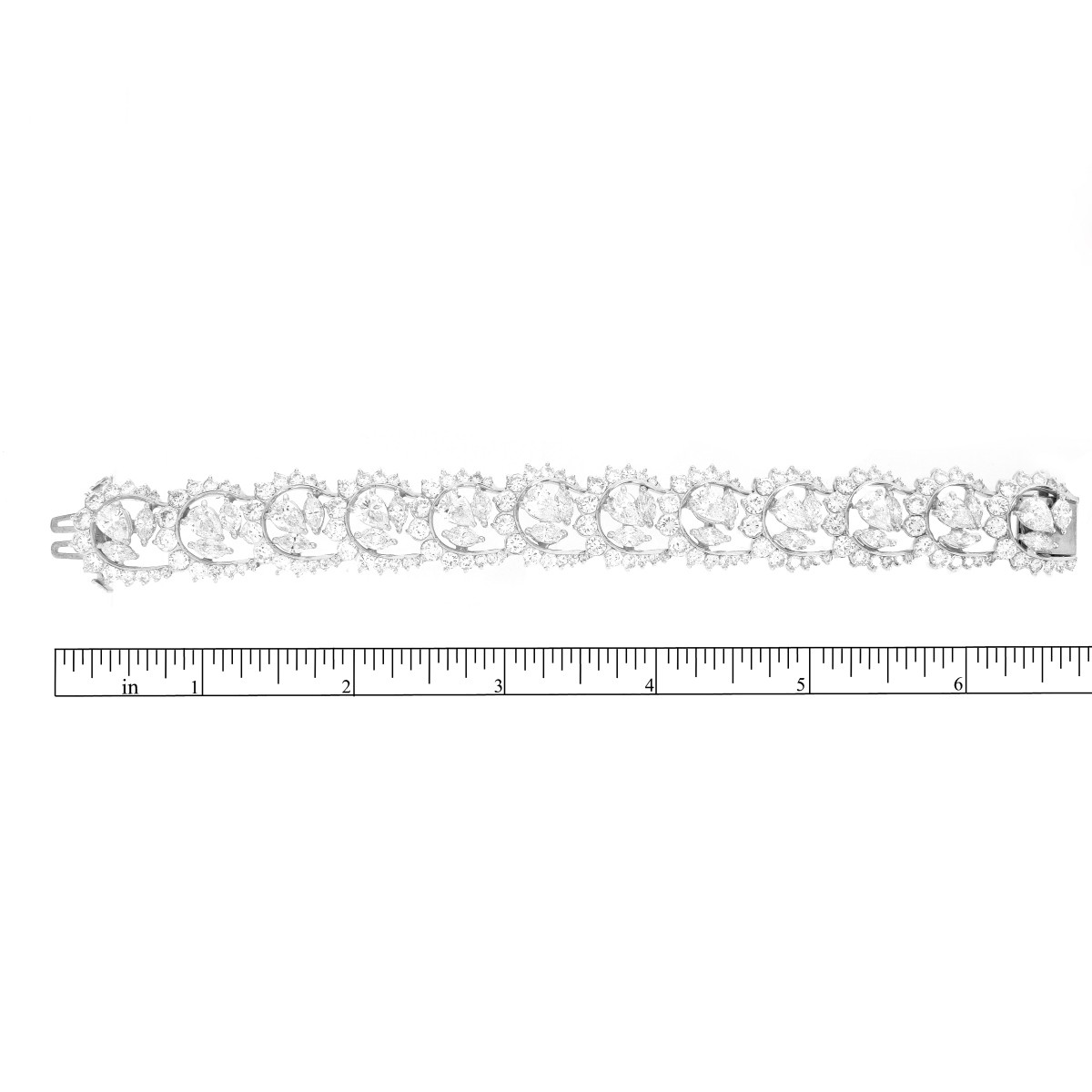 Diamond and Platinum Bracelet