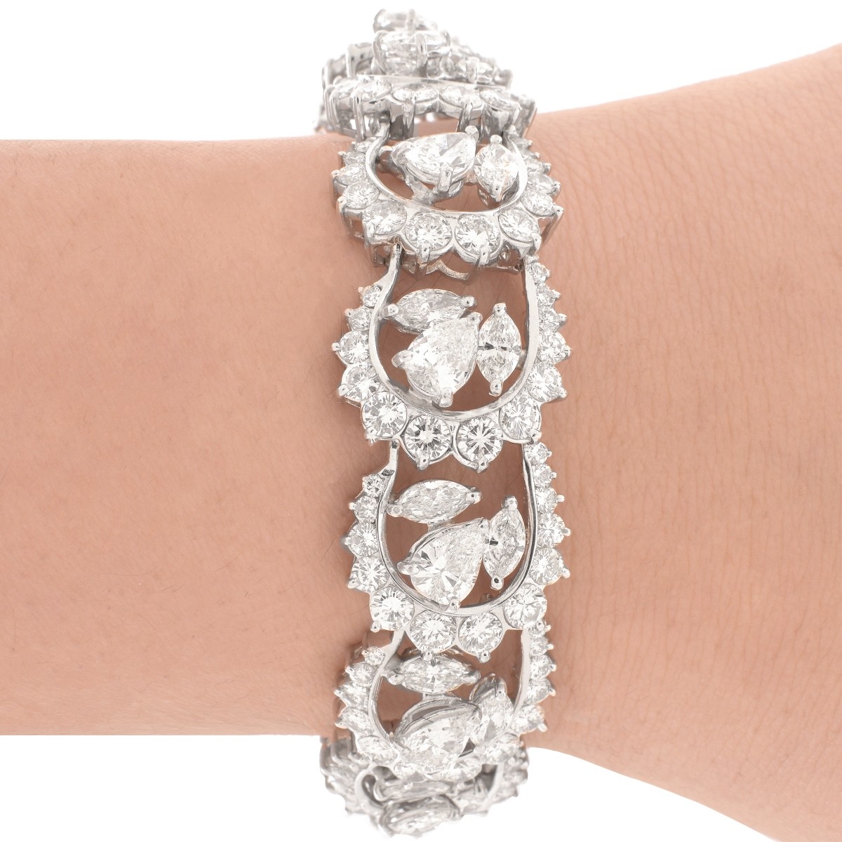 Diamond and Platinum Bracelet