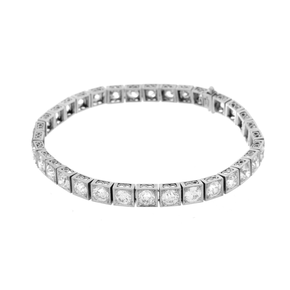 Tiffany & Co. Diamond and Platinum Bracelet