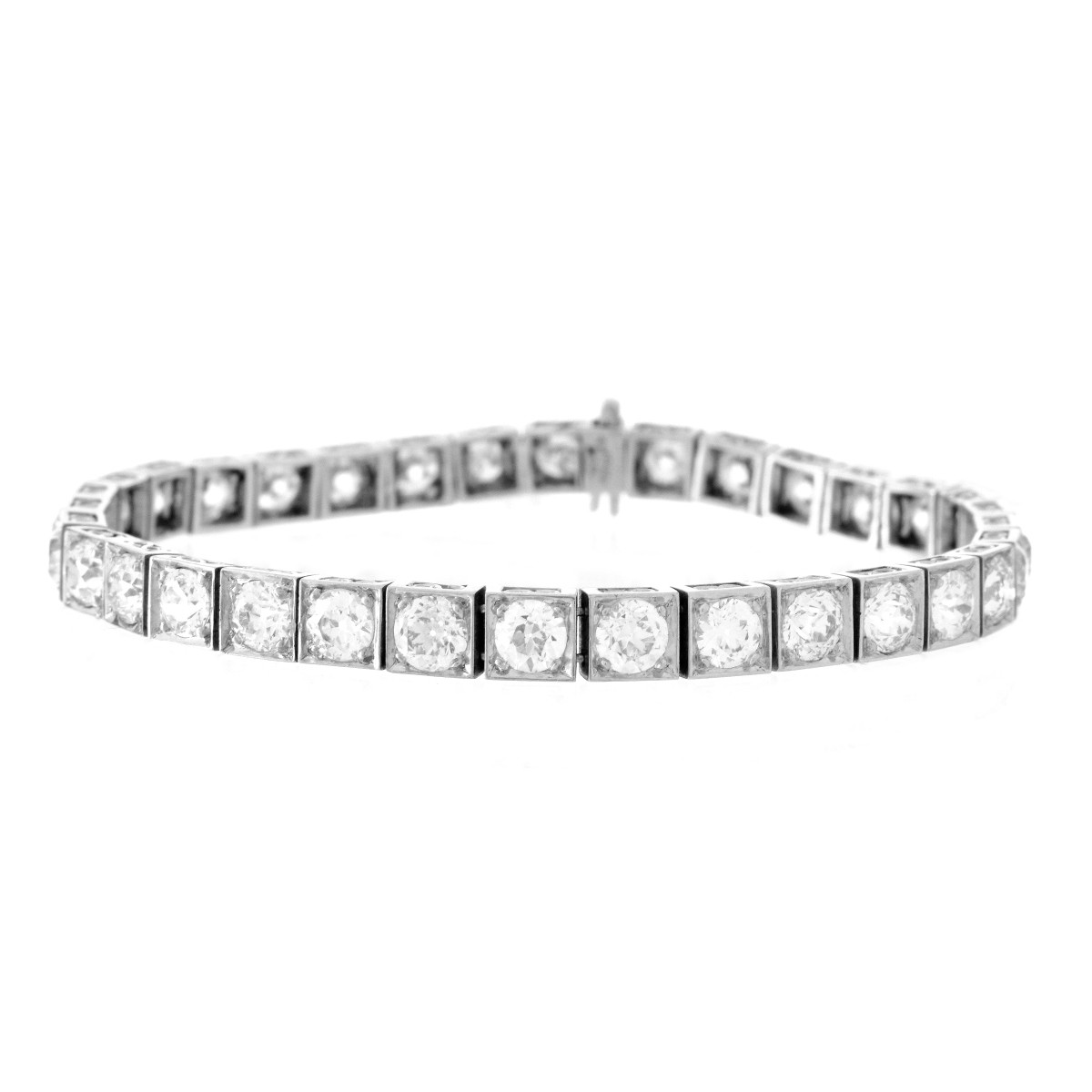 Tiffany & Co. Diamond and Platinum Bracelet