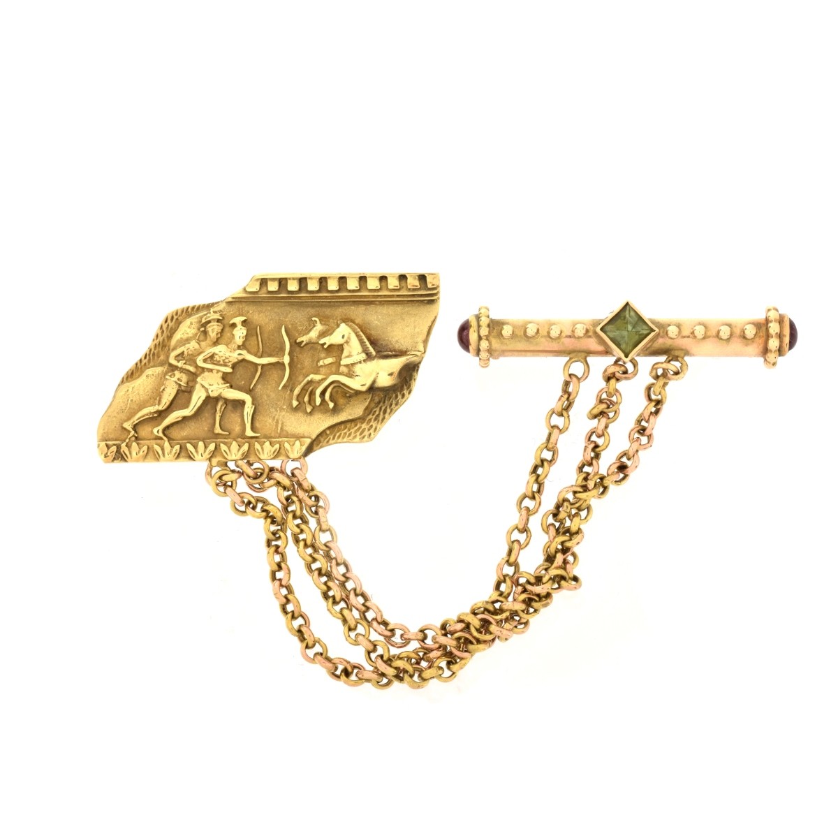 14K Gold Fob