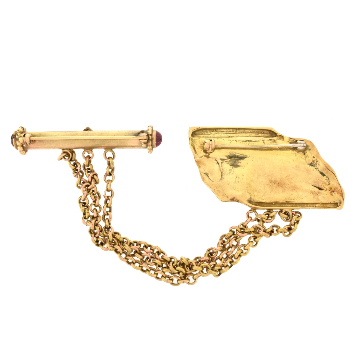 14K Gold Fob