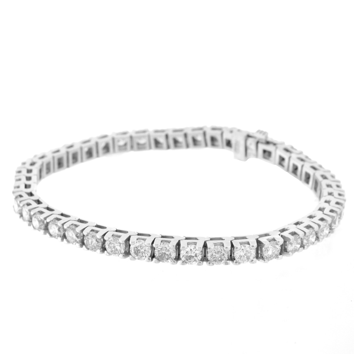 Diamond and 14K Tennis Bracelet