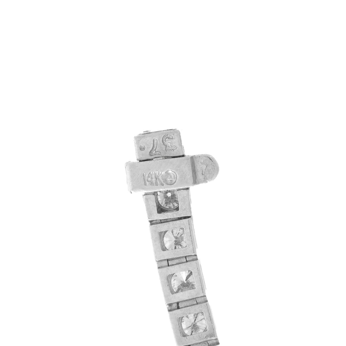Diamond and 14K Tennis Bracelet