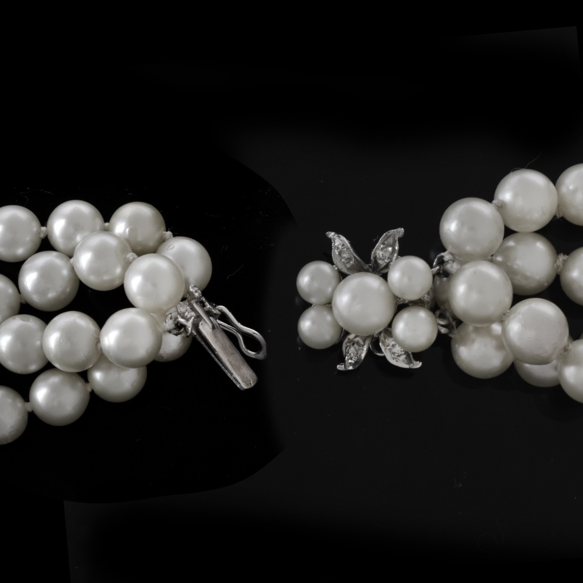 Vintage Pearl, 14K, Bracelet and Necklace