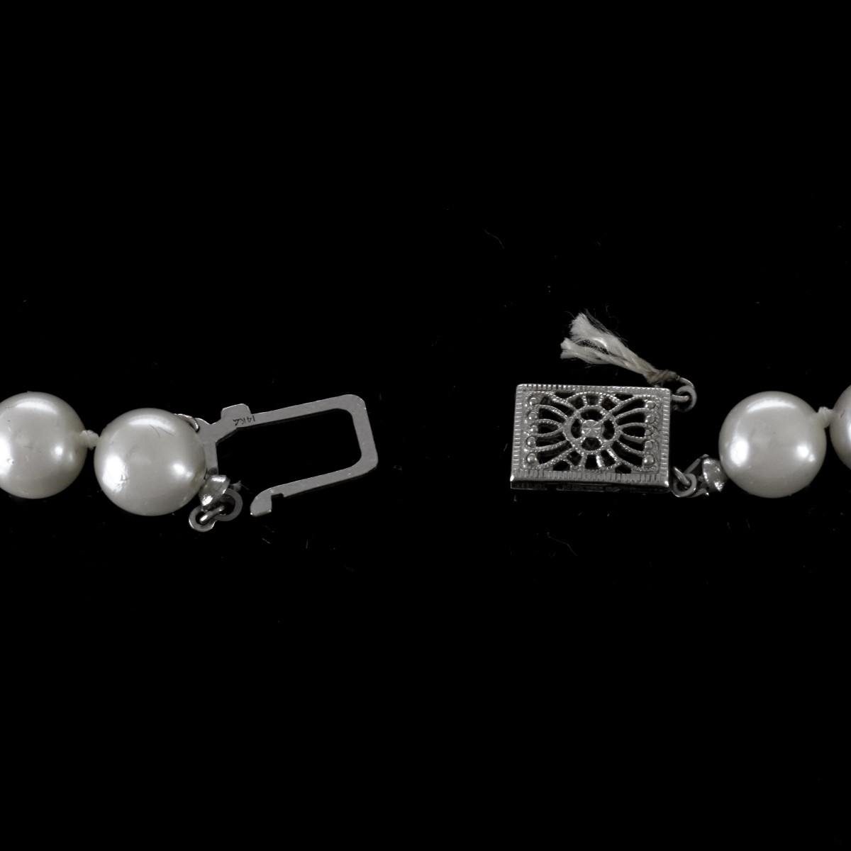 Vintage Pearl, 14K, Bracelet and Necklace
