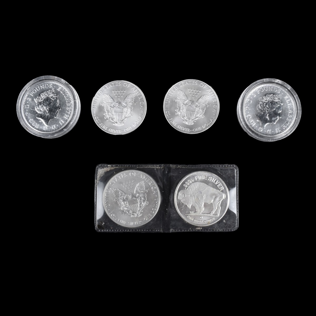 Six Ounces Fine Silver Collectors Coins