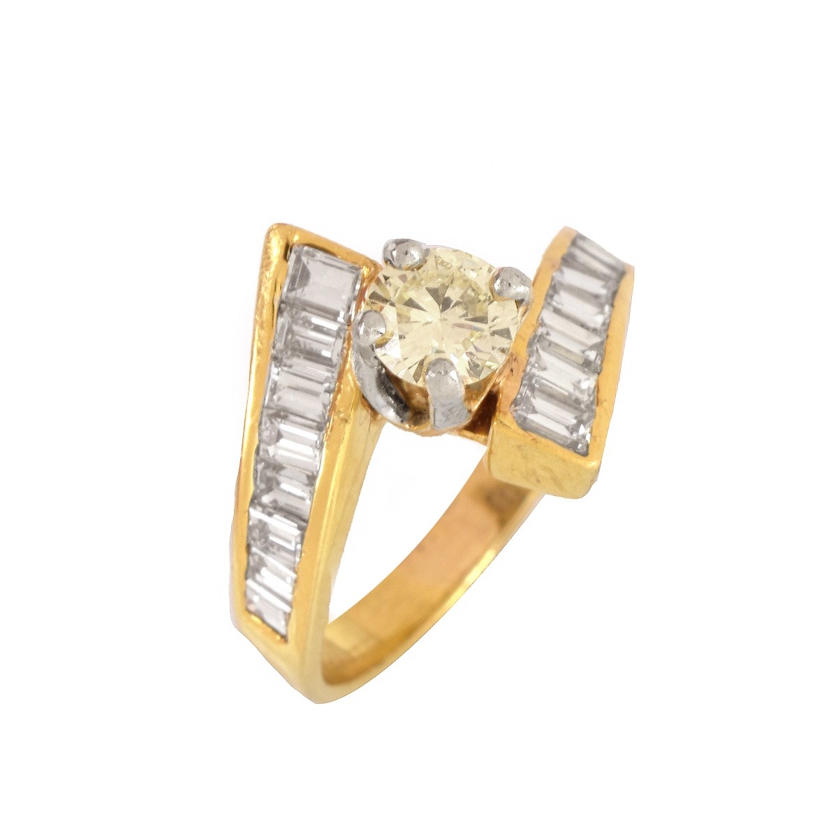 Diamond and 18K Ring