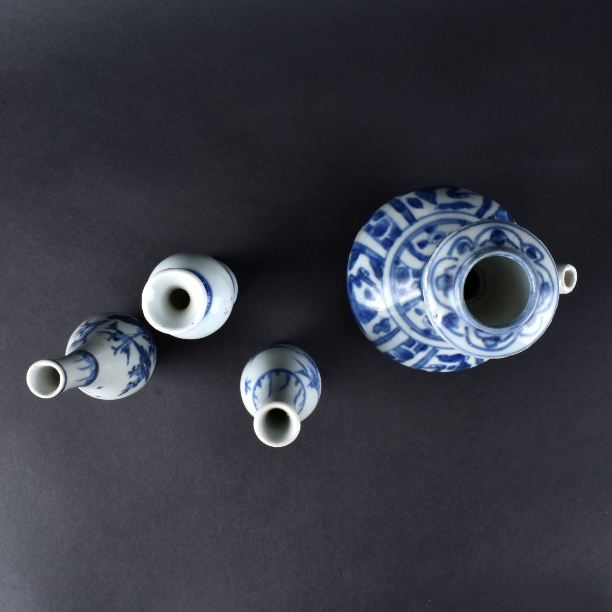 Chinese "Hatcher Cargo" Kendi and Vases