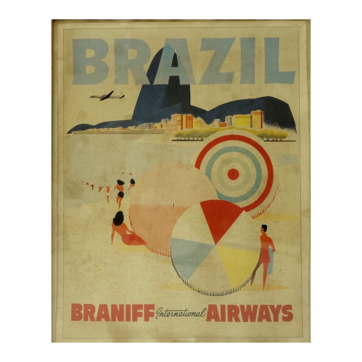 Two Braniff Airways Silk Screen Posters