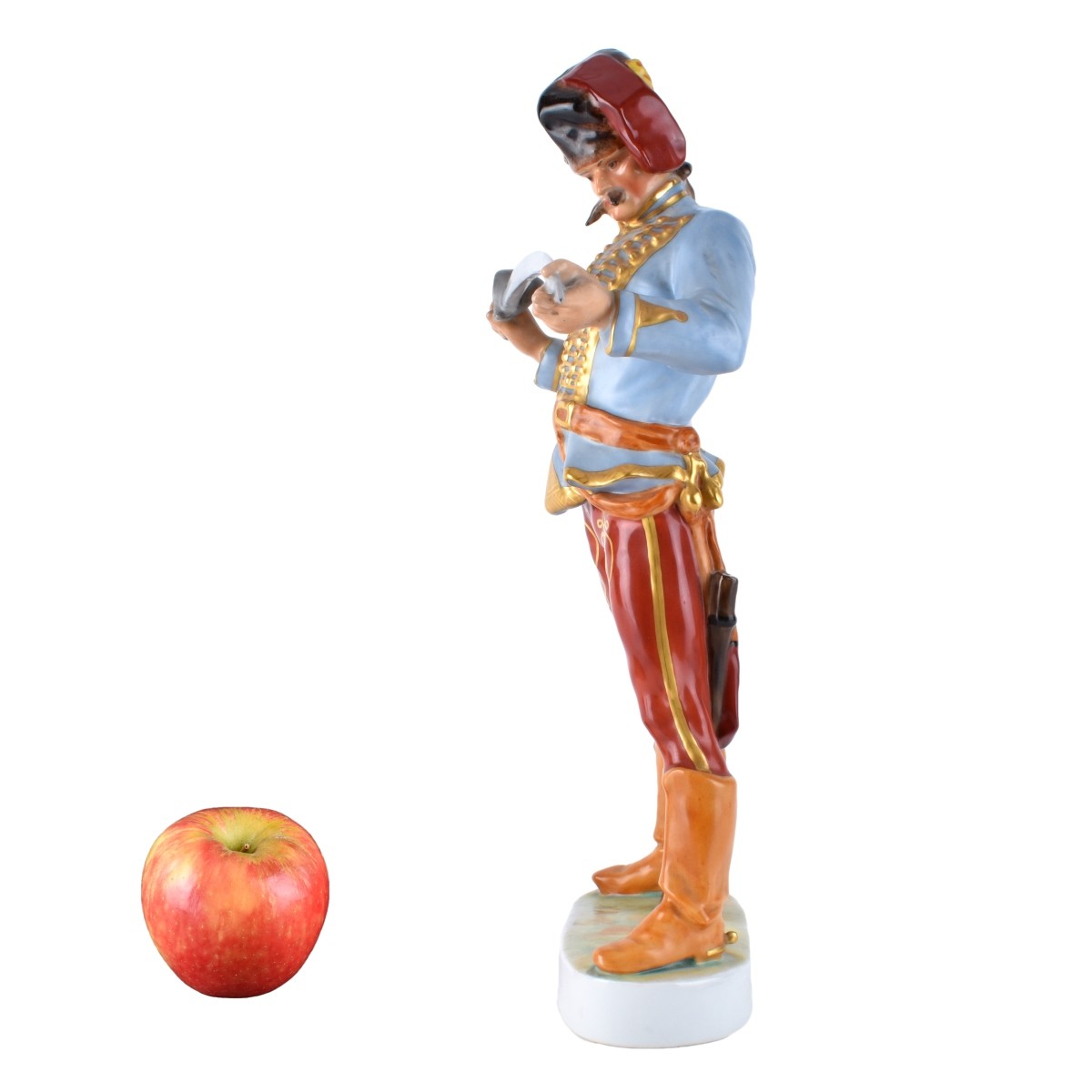 1880 Herend Hudik Hussar Porcelain Figurine