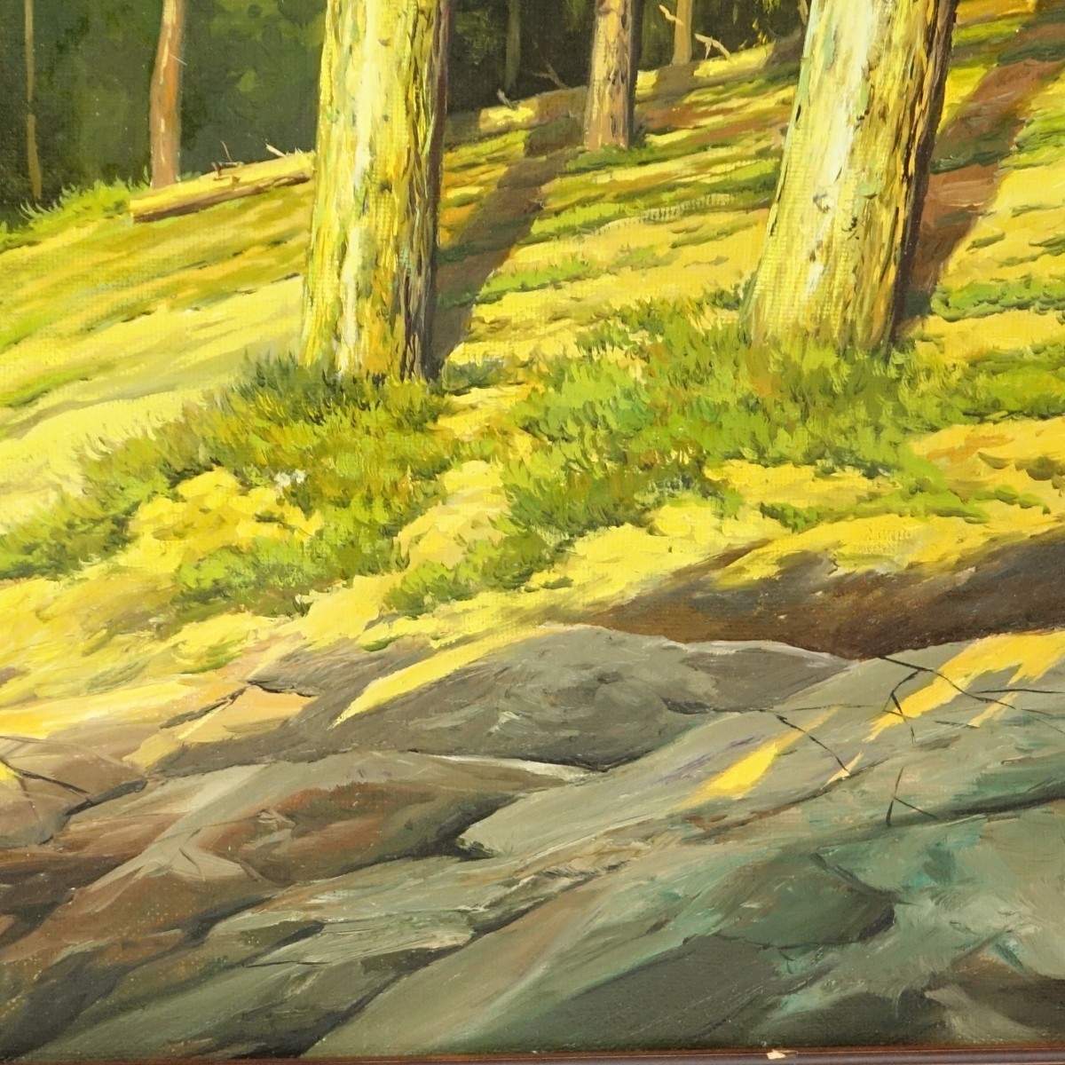 D. Abrosimov, Russian (20C) O/C Forest Landscape