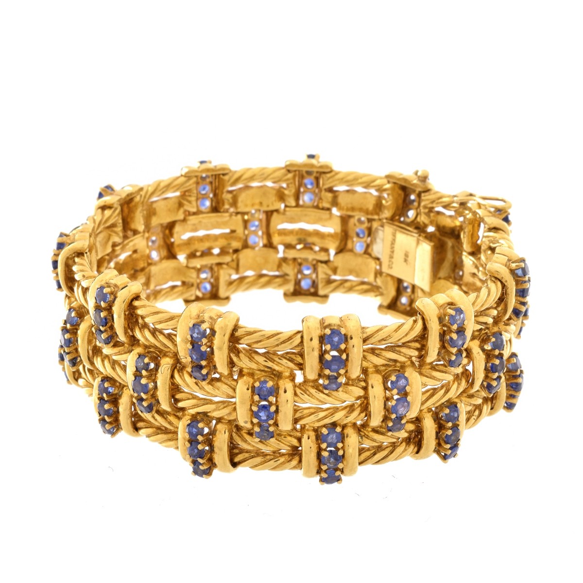 Tiffany & Co 18K and Sapphire Bracelet