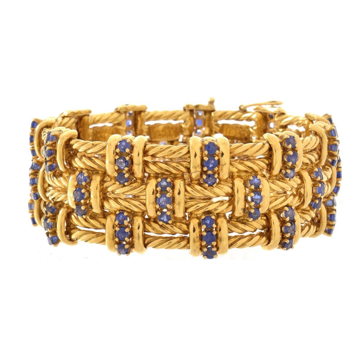 Tiffany & Co 18K and Sapphire Bracelet