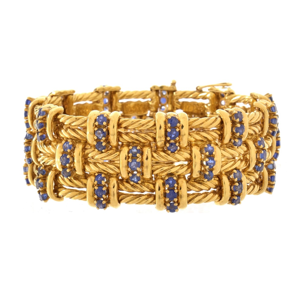 Tiffany & Co 18K and Sapphire Bracelet