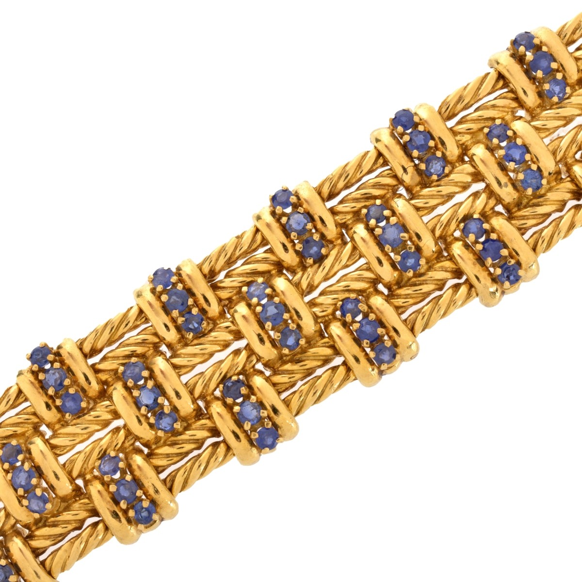 Tiffany & Co 18K and Sapphire Bracelet