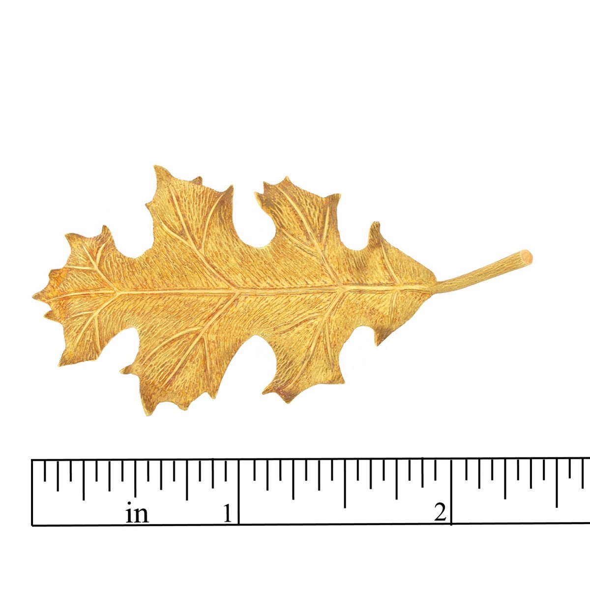 Tiffany & Co 18K Leaf Brooch